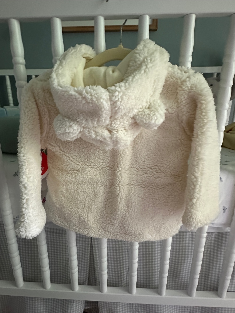 Magnetic Me Minky Jacket NWT 6-12 m Cream - Picture 4 of 6